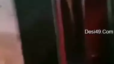 Horny wife blowjob and fucking by husband in night