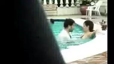 Sein Swimming Pool Recorded On Hidden Cam indian sex video