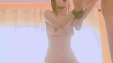 Kinky lover’s hardcore sex with his bound GF