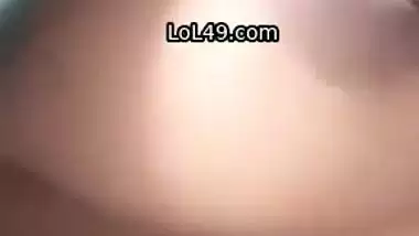 Friend mom in nighty showing boobs and pussy