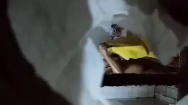 Pervert records porn clip in which takes part naked Indian neighbor