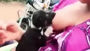 Bfffxxx - Puppy Sucking Milk From A Desi Wife S Boobs Directly Tiktok Video indian  sex video